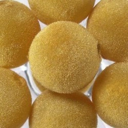 spheres 16 mm flocked beads  