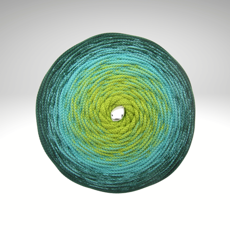 PEP-5/OMBRE (250 m) flat, satin cord, tri-color