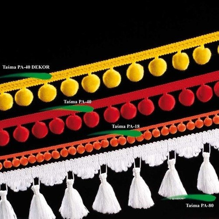 AK – 80 (200 m) Band mit Troddeln