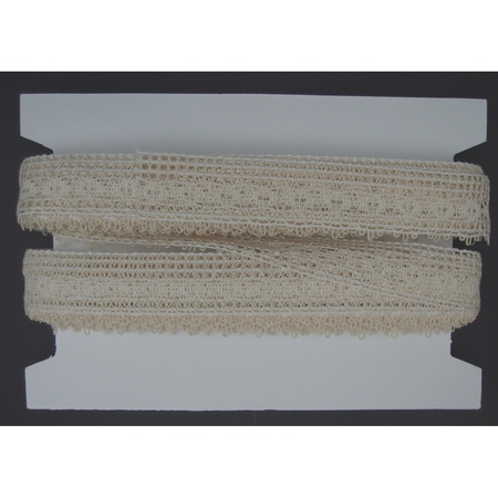 F-02 (25m) - Baumwolle-Polyester-Spitze