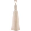 CT - 02/20 B-0 (1 pcs.) cotton tassel in a natural cotton color.