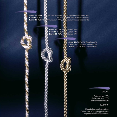 FI - 7/2PF (20 m) metallic cord 