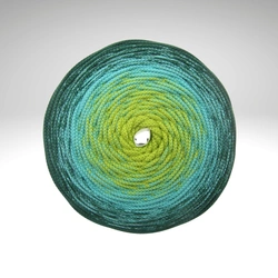 PEP-5/OMBRE (250 m) flat, satin cord, tri-color