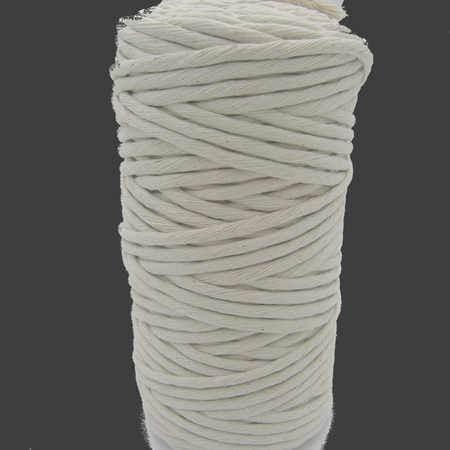 BW - 5mm (100m) cotton string, twisted.