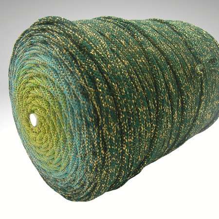 PEP-5F/OMBRE (250 m) flat, satin cord, tri-color