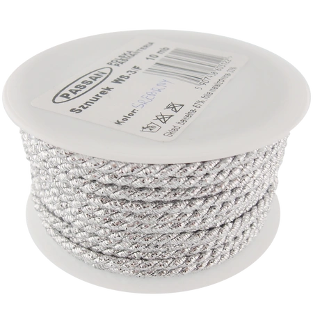 WS - 3/F (10 m) Шнур металлизированный декоративный