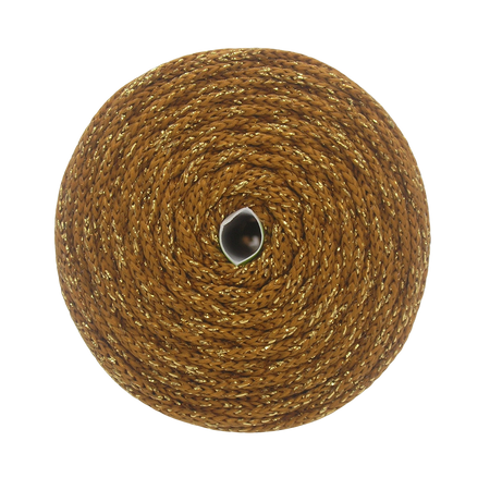 PEP-5/F (100 m) - flat satin cord with metallic yarn
