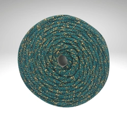 PEP-5/F (100 m) - flat satin cord with metallic yarn