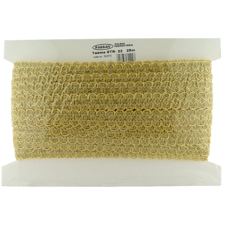STR - 22 (25 m) тесьма металлизированная  