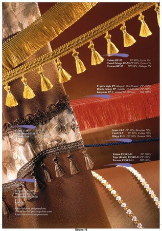 PP – 110c (25 m) decorative fringes