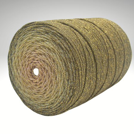 PEP-5F/OMBRE (250 m) Flache, satinierte Kordel, dreifarbig