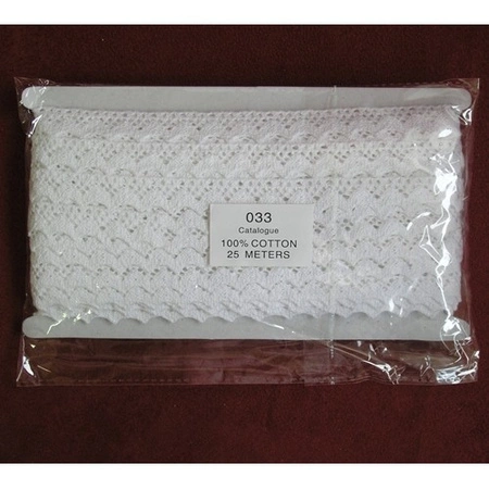 C - 033 (25 m) кружево -19 мм