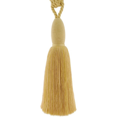 CT - 02/20 B-0 (1 pcs.) cotton tassel in a natural cotton color.
