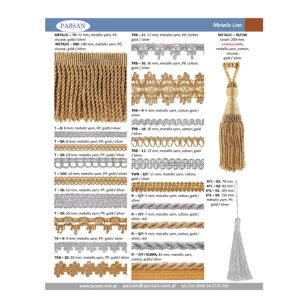 TRB – 10 (50 m) metallic braid