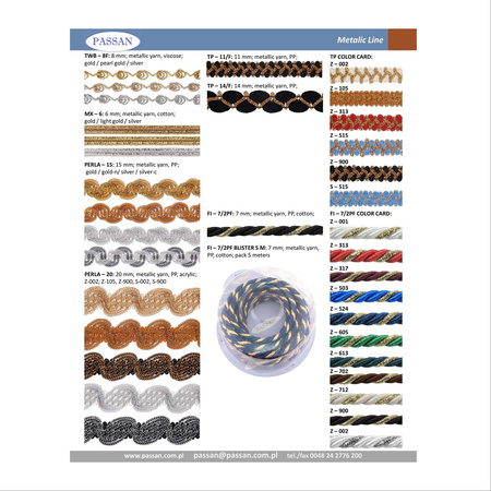 PERLA – 15 (25 m) metallic braid