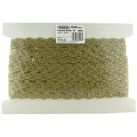 STR - 17 (25 m) тесьма металлизированная