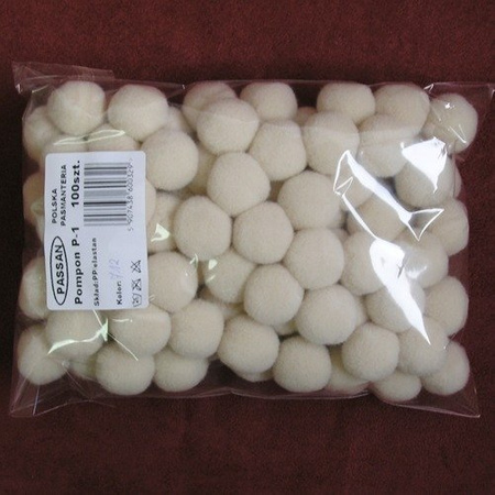 P - 1 (100 szt.) pompons