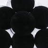 spheres 16 mm flocked beads  