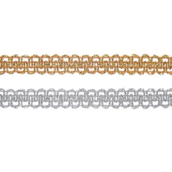 T - 10A (50 m) тесьма металлизированная