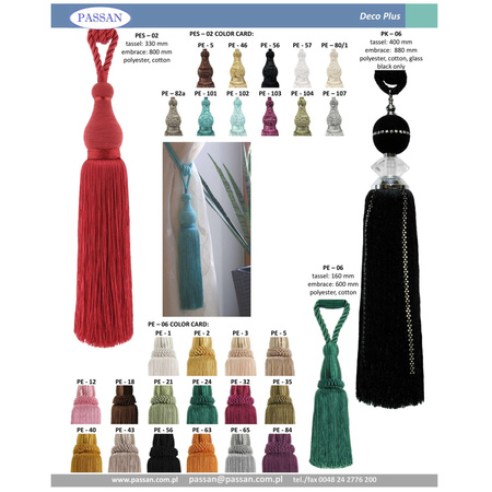 PE - 06 (2 pcs.) classic tieback