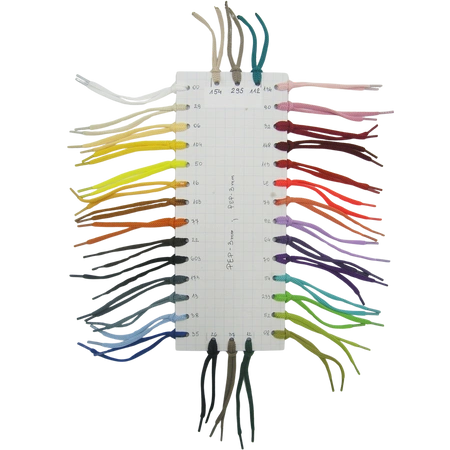 PEP-3/OMBRE (300 м) Плоский, атласный шнур, трехцветный