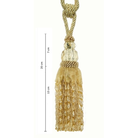 PK - 03 (1 pc.) Beaded tieback