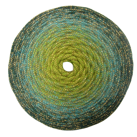 PEP-5F/OMBRE (250 m) flat, satin cord, tri-color
