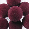 spheres 12 mm flocked beads 