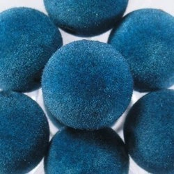 spheres 20 mm flocked beads