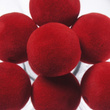 spheres 16 mm flocked beads  
