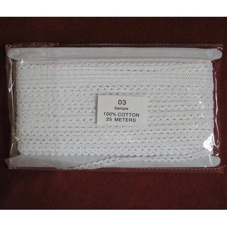 S - 03 (25 m) кружево - 8 мм