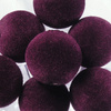 spheres 20 mm flocked beads