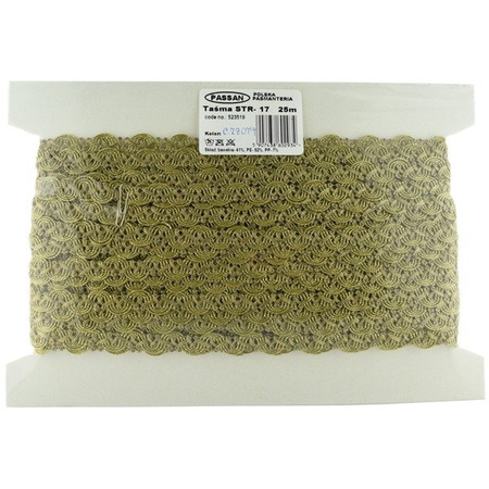 STR - 17 (25 m) metallisiertes Band