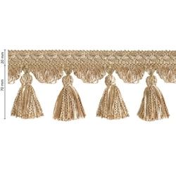 BPK - 429 (10 m) лента с кисточками